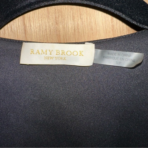 Ramy Brook black silk blouse - Picture 3 of 3